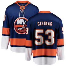Men's Fanatics Branded New York Islanders Casey Cizikas Blue Home Jersey - Breakaway