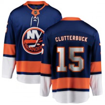 Youth Fanatics Branded New York Islanders Cal Clutterbuck Blue Home Jersey - Breakaway