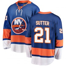 Men's Fanatics Branded New York Islanders Brent Sutter Blue Home Jersey - Breakaway