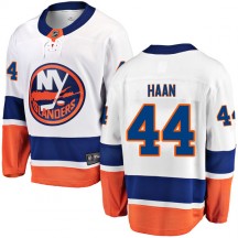 Men's Fanatics Branded New York Islanders Calvin De Haan White Away Jersey - Breakaway