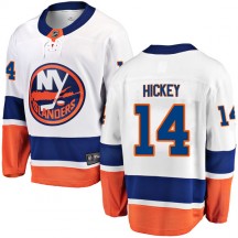 Men's Fanatics Branded New York Islanders Thomas Hickey White Away Jersey - Breakaway