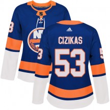 Women's Adidas New York Islanders Casey Cizikas Royal Blue Home Jersey - Premier