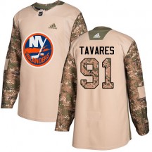 Men's Adidas New York Islanders John Tavares Camo Veterans Day Practice Jersey - Authentic