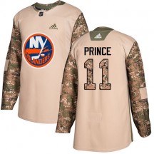 Men's Adidas New York Islanders Shane Prince Camo Veterans Day Practice Jersey - Authentic