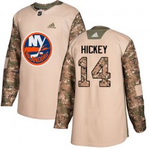 Men's Adidas New York Islanders Thomas Hickey Camo Veterans Day Practice Jersey - Authentic