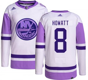 Men's Adidas New York Islanders Garry Howatt Hockey Fights Cancer Jersey - Authentic