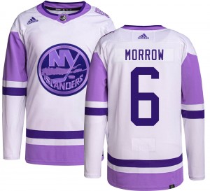 Men's Adidas New York Islanders Ken Morrow Hockey Fights Cancer Jersey - Authentic