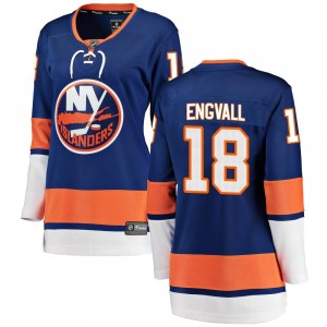 Women's Fanatics Branded New York Islanders Pierre Engvall Blue Home Jersey - Breakaway