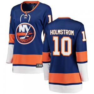 Women's Fanatics Branded New York Islanders Simon Holmstrom Blue Home Jersey - Breakaway