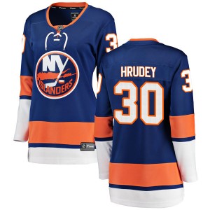 Women's Fanatics Branded New York Islanders Kelly Hrudey Blue Home Jersey - Breakaway