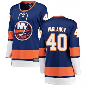 Women's Fanatics Branded New York Islanders Semyon Varlamov Blue Home Jersey - Breakaway