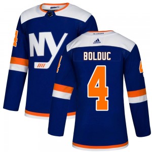 Men's Adidas New York Islanders Samuel Bolduc Blue Alternate Jersey - Authentic