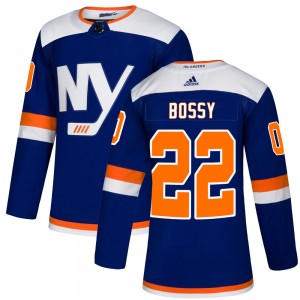 Men's Adidas New York Islanders Mike Bossy Blue Alternate Jersey - Authentic