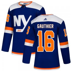 Men's Adidas New York Islanders Julien Gauthier Blue Alternate Jersey - Authentic
