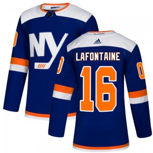 Men's Adidas New York Islanders Pat LaFontaine Blue Alternate Jersey - Authentic