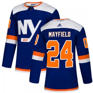 Men's Adidas New York Islanders Scott Mayfield Blue Alternate Jersey - Authentic