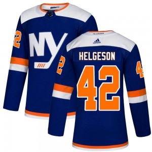 Youth Adidas New York Islanders Seth Helgeson Blue Alternate Jersey - Authentic