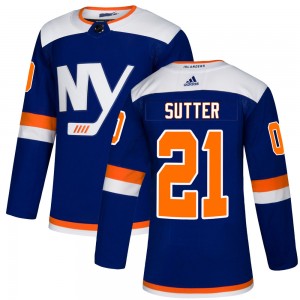 Youth Adidas New York Islanders Brent Sutter Blue Alternate Jersey - Authentic