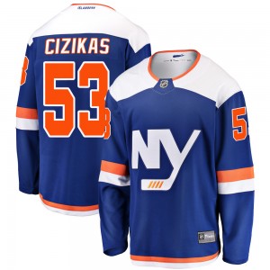 Youth Fanatics Branded New York Islanders Casey Cizikas Blue Alternate Jersey - Breakaway