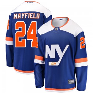 Youth Fanatics Branded New York Islanders Scott Mayfield Blue Alternate Jersey - Breakaway