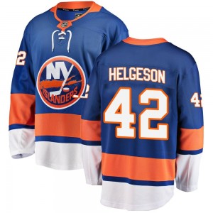 Youth Fanatics Branded New York Islanders Seth Helgeson Blue Home Jersey - Breakaway