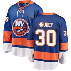 Youth Fanatics Branded New York Islanders Kelly Hrudey Blue Home Jersey - Breakaway