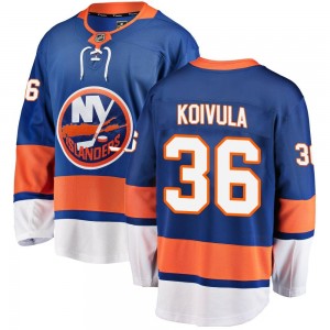 Youth Fanatics Branded New York Islanders Otto Koivula Blue Home Jersey - Breakaway