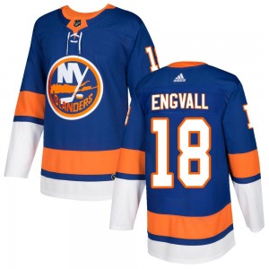 Men's Adidas New York Islanders Pierre Engvall Royal Home Jersey - Authentic