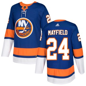 Men's Adidas New York Islanders Scott Mayfield Royal Home Jersey - Authentic
