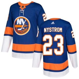 Men's Adidas New York Islanders Bob Nystrom Royal Home Jersey - Authentic