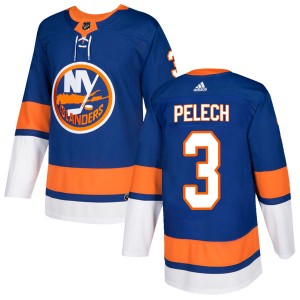 Men's Adidas New York Islanders Adam Pelech Royal Home Jersey - Authentic