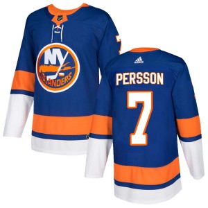 Men's Adidas New York Islanders Stefan Persson Royal Home Jersey - Authentic