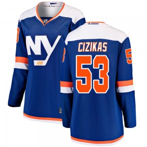 Women's Fanatics Branded New York Islanders Casey Cizikas Blue Alternate Jersey - Breakaway