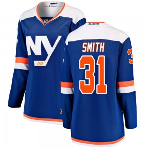 Women's Fanatics Branded New York Islanders Billy Smith Blue Alternate Jersey - Breakaway