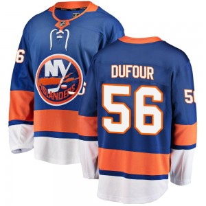 Men's Fanatics Branded New York Islanders William Dufour Blue Home Jersey - Breakaway