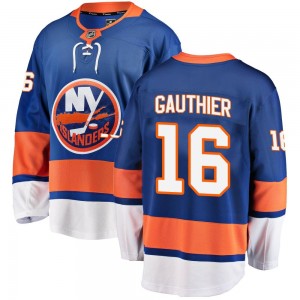 Men's Fanatics Branded New York Islanders Julien Gauthier Blue Home Jersey - Breakaway