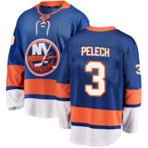 Men's Fanatics Branded New York Islanders Adam Pelech Blue Home Jersey - Breakaway