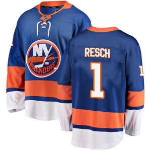 Men's Fanatics Branded New York Islanders Glenn Resch Blue Home Jersey - Breakaway