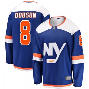 Men's Fanatics Branded New York Islanders Noah Dobson Blue Alternate Jersey - Breakaway