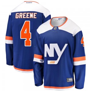 Men's Fanatics Branded New York Islanders Andy Greene Blue Alternate Jersey - Breakaway