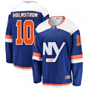 Men's Fanatics Branded New York Islanders Simon Holmstrom Blue Alternate Jersey - Breakaway