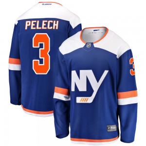 Men's Fanatics Branded New York Islanders Adam Pelech Blue Alternate Jersey - Breakaway
