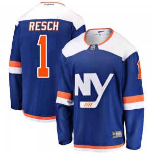 Men's Fanatics Branded New York Islanders Glenn Resch Blue Alternate Jersey - Breakaway
