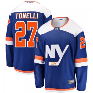 Men's Fanatics Branded New York Islanders John Tonelli Blue Alternate Jersey - Breakaway