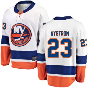 Men's Fanatics Branded New York Islanders Bob Nystrom White Away Jersey - Breakaway