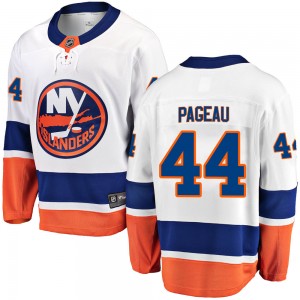 Men's Fanatics Branded New York Islanders Jean-Gabriel Pageau White ized Away Jersey - Breakaway