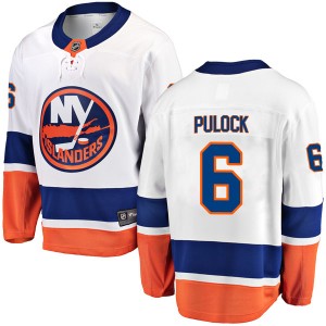 Men's Fanatics Branded New York Islanders Ryan Pulock White Away Jersey - Breakaway