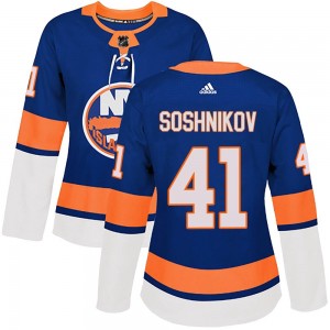Women's Adidas New York Islanders Nikita Soshnikov Royal Home Jersey - Authentic