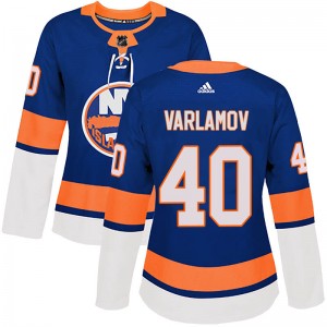 Women's Adidas New York Islanders Semyon Varlamov Royal Home Jersey - Authentic