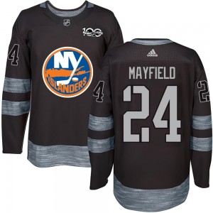 Youth New York Islanders Scott Mayfield Black 1917-2017 100th Anniversary Jersey - Authentic